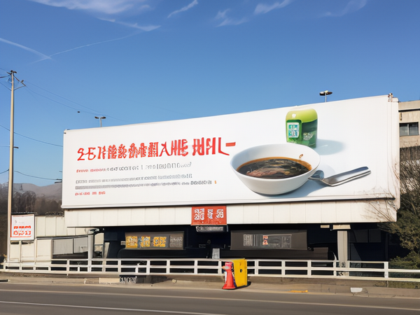 鄭州路邊大型廣告牌噴繪